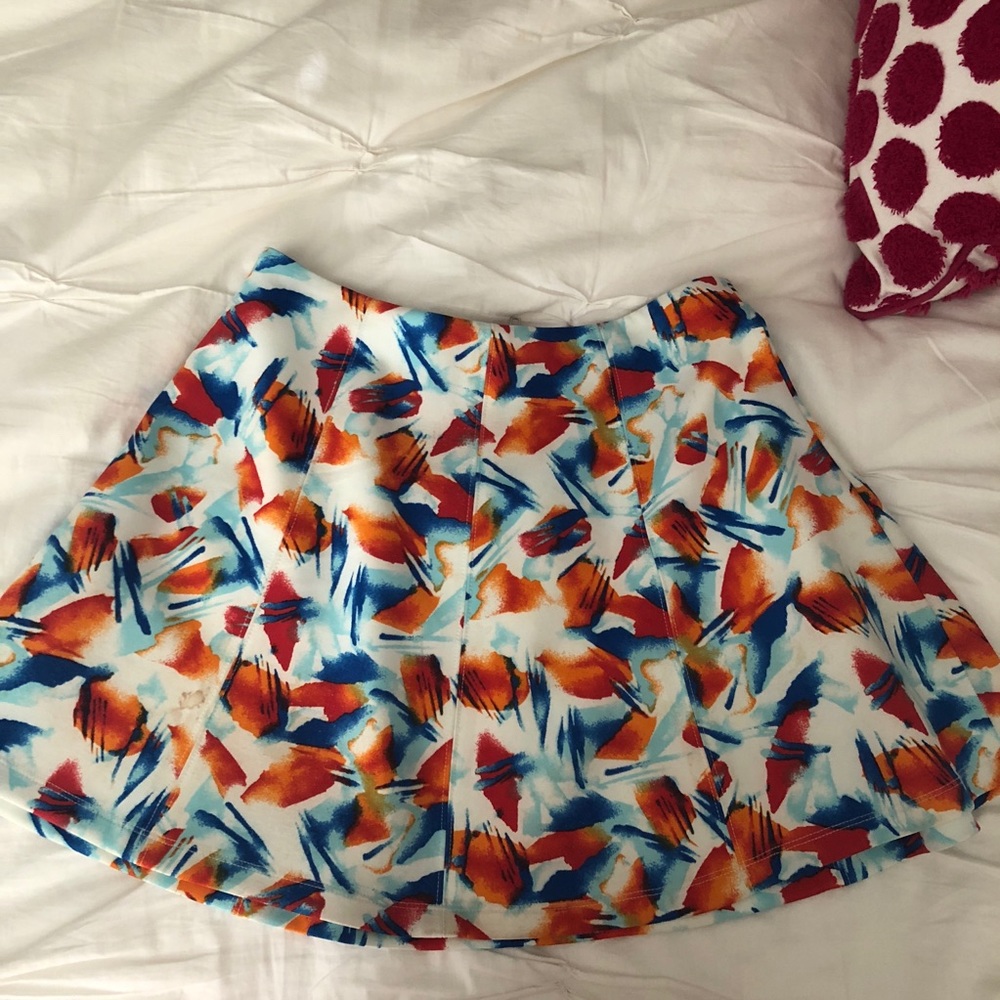 BCBGeneration fit and flare mini skirt